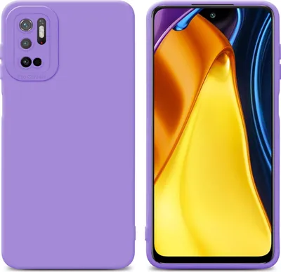 Produktbild von Cadorabo Hülle für Xiaomi RedMi NOTE 10 5G / POCO M3 PRO 5G Schutz Hülle in Lila TPU Silikon Etui Case Handyhülle