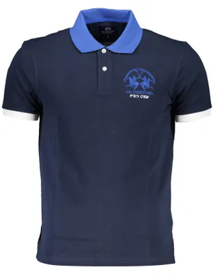 Zdjęcie produktu dla La Martina Herren Kurzarm Polo Blau