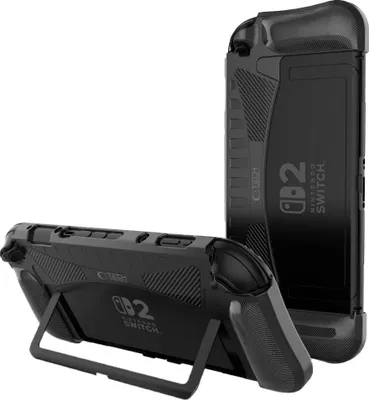 Produktbild von Tech-Protect TPUCarbon Nintendo Switch 2 Schwarz