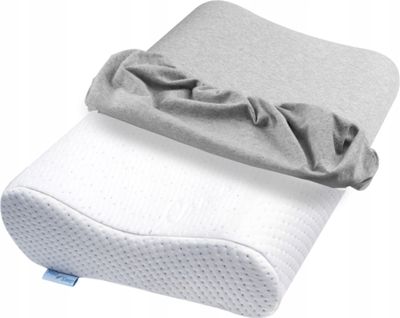 Obliečka na ortopedický vankúš, univerzálna veľkosť, šedá farba, od Medi Sleep