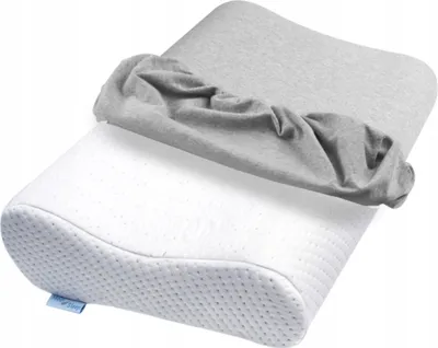 Produktbild von Obliečka na ortopedický vankúš, univerzálna veľkosť, šedá farba, od Medi Sleep