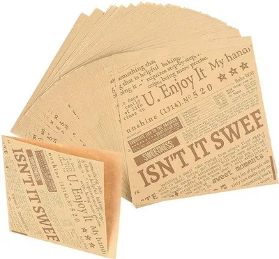 Produktbild von 100 Blatt Hamburgerbeutel, Hamburgerbeutel, Snackpapier, Delibeutel, Frittbetelpapier, Sandwichbeutel, Käse- und Hotdogbeutel