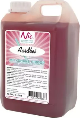 Produktbild von Frusco - Milchshakesiroop - Aardbei - 2 Liter
