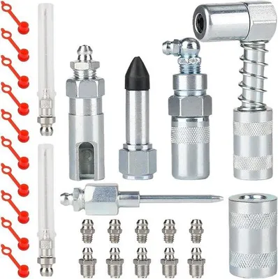 Obrázek produktu pro Adaptér Vetpers pro mazací trubky a mazací pumpy, 7 kusů nástavců.