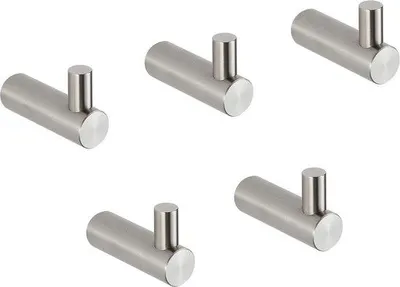Produktbild von Famanu Gordijnstopper 24 Stück - in Weiß - aus Kunststoff - für min. 10 x 6 mm Laufkammern