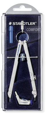 Produktbild von STAEDTLER Mars comfort 551 Präzisionszirkel, Universaladapter und Ersatzteildose