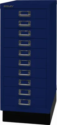Produktbild von BISLEY MultiDrawer™ L2910S Schubladenschrank oxfordblau 10 Schubladen 27,8 x 38,0 x 67,0 cm