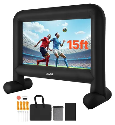 Zdjęcie produktu dla Vevor Nadmuchiwany Ekran Projekcyjny 15Ft Premium 600D Lekki Portable