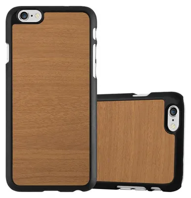 Immagine prodotto di Custodia Cadorabo per Apple iPhone 6 PLUS / 6S PLUS cover protettiva in marrone custodia rigida in legno custodia per telefono cellulare