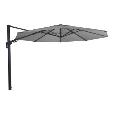 Produktbild von Lesli Living Sonnenschirm Ampelschirm "Virgo Flex" Grey ø 3,5 m