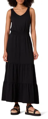 Productafbeelding van A. Essentials: Dames zomerjurk zonder mouwen met elastische taille (beschikbaar...)