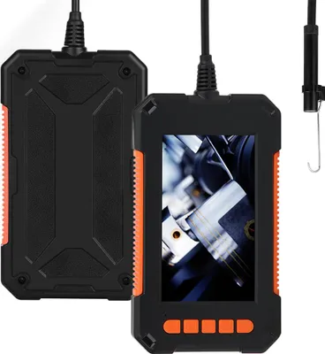 Immagine prodotto di endoscopio portatile da 8 mm, alta risoluzione 1920 x 1080 P, display colorato da 4,3 pollici, impermeabile IP67