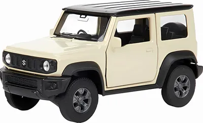Produktbild von SUZUKI JIMNY Modellauto 11cm aus Metall Modell Auto Spielzeugauto WELLY Spielzeug Kinder Geschenk 13 (Creme)