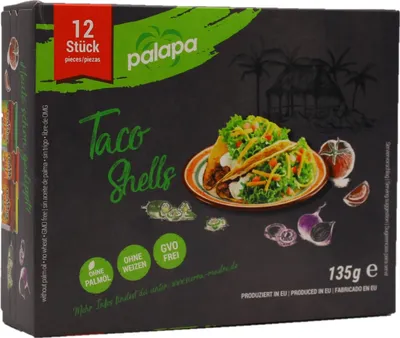 Produktbild von Palapa Taco Shells 13 cm 12 Stück (135 g)