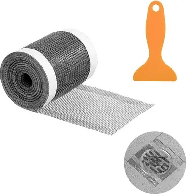 Obrázok produktu pre Ochranná páska do sprchy, plastová, 70 mm x 10 metrov, samolepiaca, do sprchových kútov a vaní.