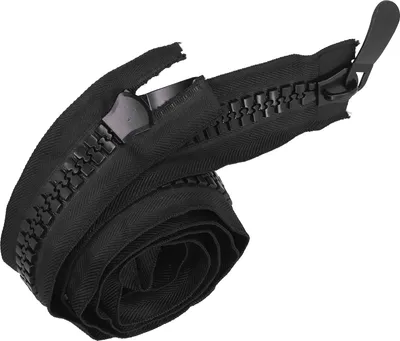 Immagine prodotto di Poliestere di plastica dura, cerniera aperta super grande per bricolage, cucito, sartoria, borse, tende, 120 cm