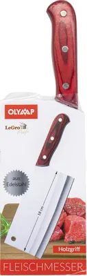 Produktbild von Fleischmesser aus 3 mm Edelstahl, Fleischerbeil