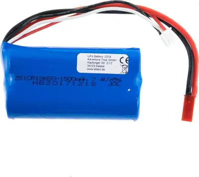 Produktbild von Akku 7,4V / 1500 mAh / Li-Po / JST Stecker / F45, T623