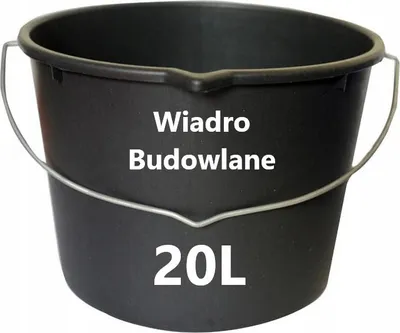 Zdjęcie produktu dla Wiadro budowlane plastikowe 20 litrów