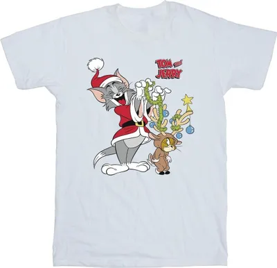 Produktbild von Tom & Jerry - T-Shirt für Herren BI52132 (L) (Weiß)