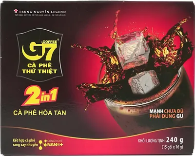 Produktbild von Trung Nguyen G7 Ca Phe Den Da Black Iced Coffee 2in1 240g