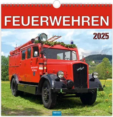 Produktbild von Trötsch Technikkalender Feuerwehren 2025