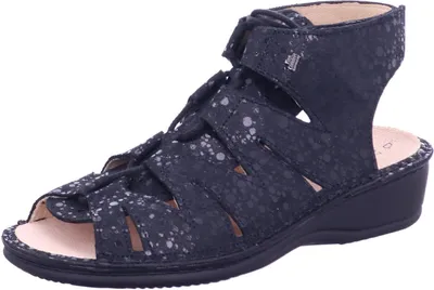 Produktbild von Finn Comfort Damen Keilsandalette MALAGA 10152-37, 10152-38, 10152-39, 10152-40, 10152-41, 10151-35, 10151-36, 10151-37, 10151-38, 10151-39, 10151-40, 10151-41, 10151-42 FCO-02515 black/estelar 39