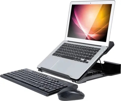 Produktbild von Allsop 32147, Laptop-Ständer, Schwarz, Metall, 5,9 kg, 330,2 mm, 279,4 mm