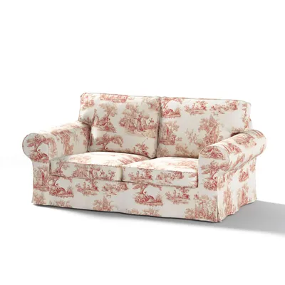 Immagine prodotto di Copridivano per divano letto Ektorp 2 posti NUOVO modello, rosso panna, copridivano per divano pieghevole Ektorp 2 posti, nuovo modello, Avinon