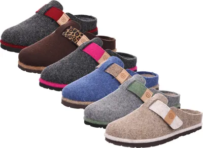 Immagine prodotto di Ciabatta da donna Rohde, in feltro, con chiusura a velcro, soletta estraibile, modello D.Meran 6812, taglia: 40 EU, colore: marrone