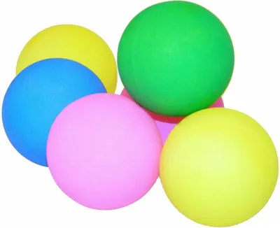 Produktbild von Best Sporting Tischtennisbälle bunt 6er Set – farbige Ping Pong Bälle 40 mm, nahtlos, trainings- & Freizeitbälle, ITTF-konform, langlebig