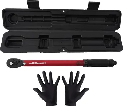 Image de Clé dynamométrique 3/8" 5-60 Nm bidirectionnelle 72 dents pour vélo et voiture