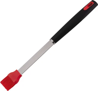 Obrázek produktu pro LAMART LT5023 Pro každého milovníka steaků a BBQ. Mašlovačka je vyrobena z nerezové oceli, plastu a silikonu, měkčená rukojeť, nerez, plast, silikon, černá / červená, délka 39 cm