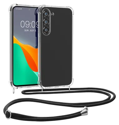 Produktbild von kwmobile Necklace Case kompatibel mit Samsung Galaxy A56 5G Hülle - Silikon Cover mit Handykette - Band Handyhülle Transparent