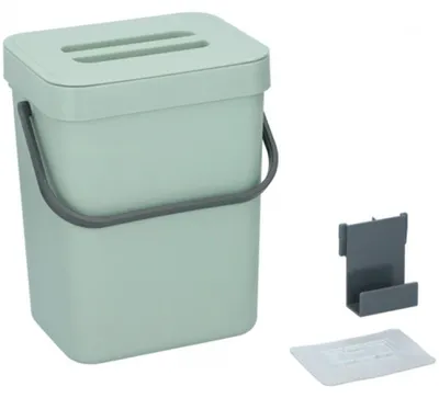 Produktbild von Mulleimer-Abfalleimer - 1 Stuck - 5,5 Liter - Kunststoff - Grun