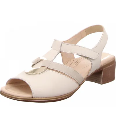 Produktbild von Ara Sandaletten,Stadtbd.b.25mm o.Fußb in beige, Gr. 5.5
