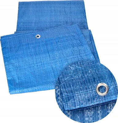 Image de Bâche de protection 5x5 BLEUE BÂCHE EN PE RENFORCÉE 25 m² RENFORCÉE CONTRE LES UV