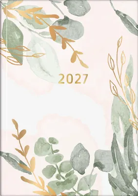 Produktbild von rido/idé 7021507037 Buchkalender Premium Young Line 2027 "Bloom" A5, Papier