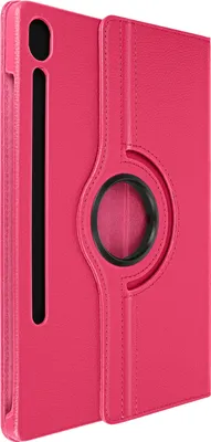 Zdjęcie produktu dla Avizar, etui składane 360° z funkcją podstawki do Samsunga Galaxy Tab S9 / S9 FE, kolor fuksja