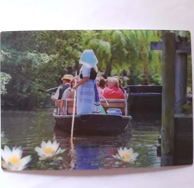 Produktbild von 3 D Ansichtskarte Kahnfahrt, Spreewald, Postkarte Wackelkarte Hologrammkarte, Brandenburg