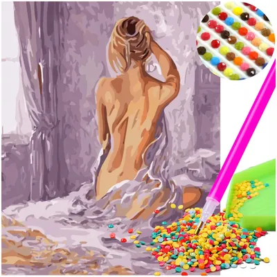 Produktbild von Artelo Diamond Painting "Subtelny Akt" 5D Mosaikbild 30x40cm