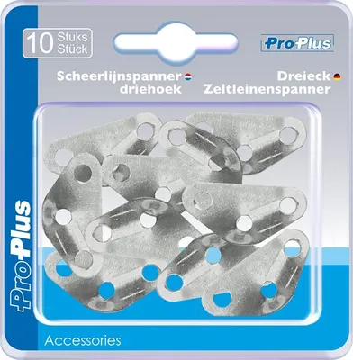 Produktbild von Dreieck Zeltleinenspanner 10 Stück im Blister