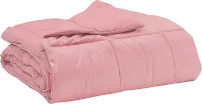 Zdjęcie produktu dla vidaXL Kołdra całoroczna Pikowana Różowa 220 x 260 cm Mikrofibra
