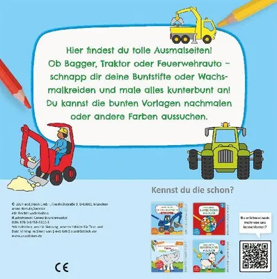 Produktbild von Mein erstes dickes Malbuch ab 2 - Bagger und Traktoren