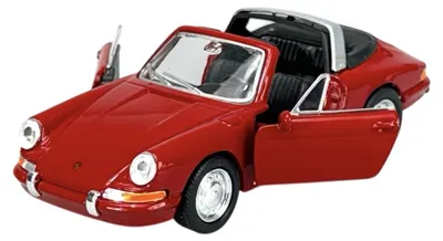 Produktbild von Welly Porsche 911 901 Targa Rot 1:34 Die Cast Metall Modell Neu im Kasten 43873