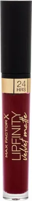 Zdjęcie produktu dla Max Factor Lipfinity Velvet Matte, Czerwony, Red Allure, 1 kol., Wygładzający, Zmiękczający, Kobiety, Matowy