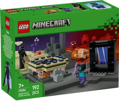 Produktbild von LEGO® Minecraft™ 21584 Reise durch Nether und Endportal