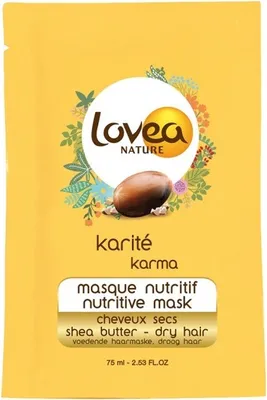 Produktbild von Lovea nature Karité 75ml Maske für trockenes Haar mit Sheabutter