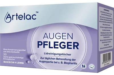 Zdjęcie produktu dla Chusteczki do pielęgnacji oczu Artelac, 20 chusteczek