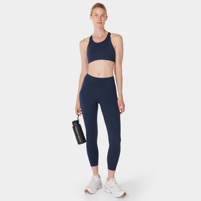 Image de Legging de sport Sweaty Betty Power, modèle 7/8, couleur bleu